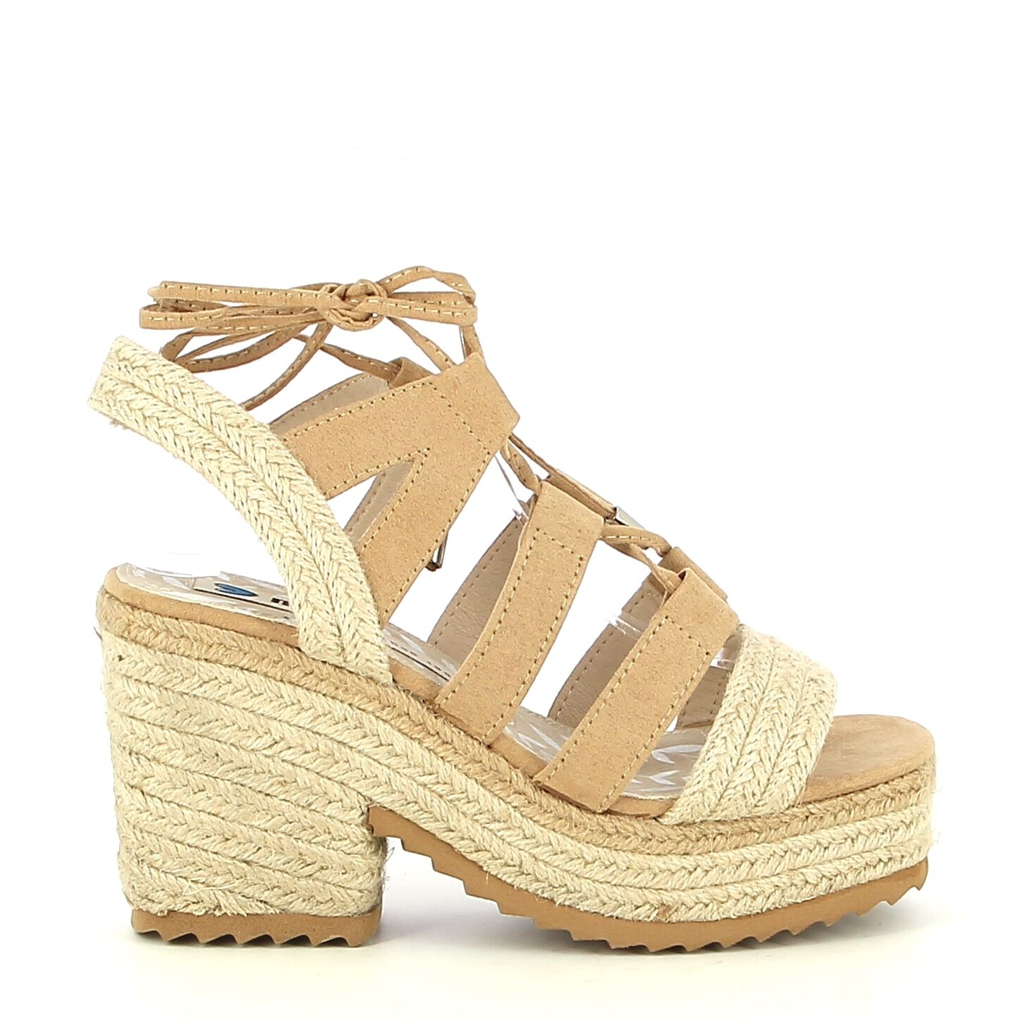 beige sandalen