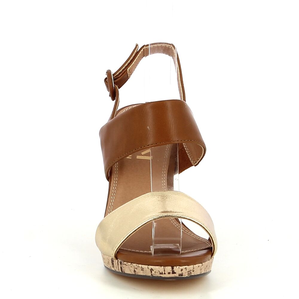 Ken Shoe Fashion - Camel/Goud - Sandalen