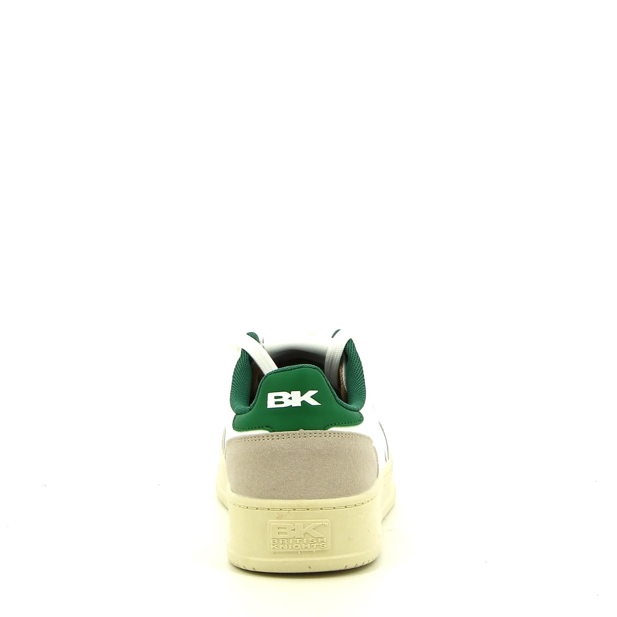 BK - Wit/Groen - Sneakers