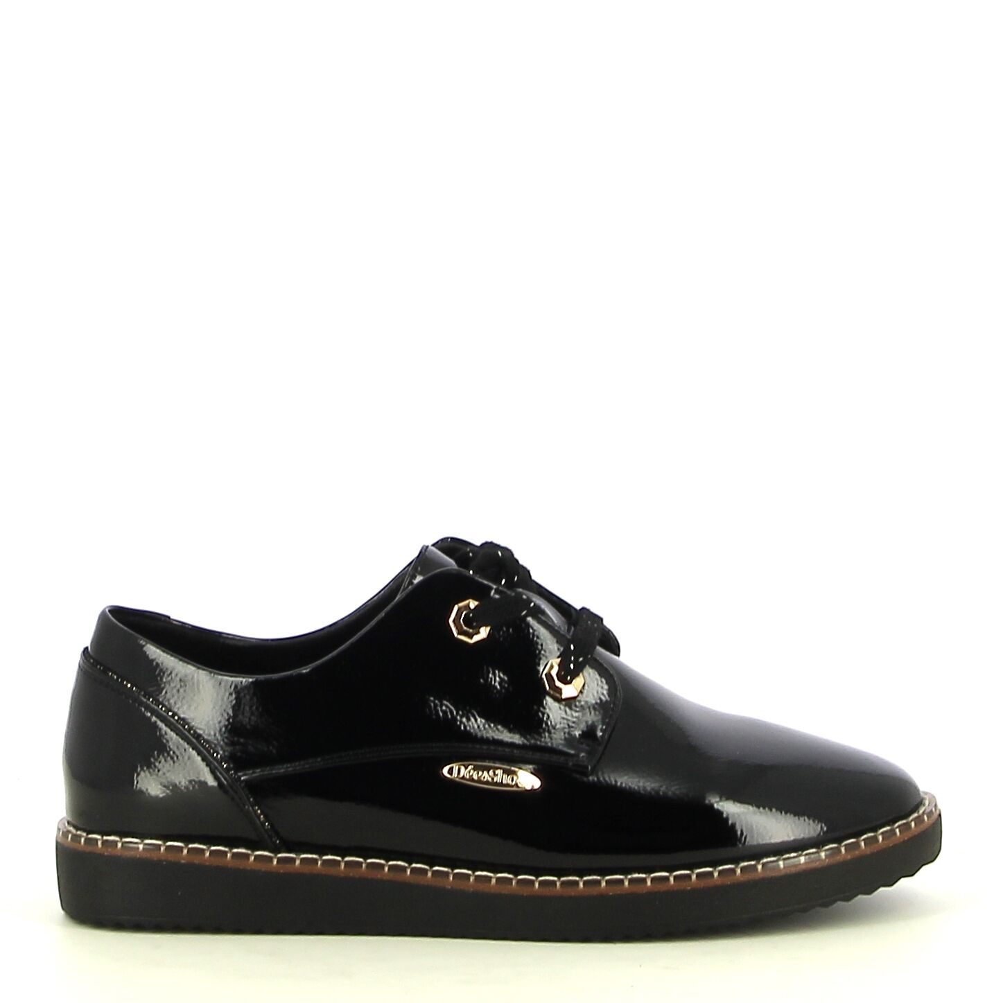 Ken Shoe Fashion - Zwart - Veterschoenen