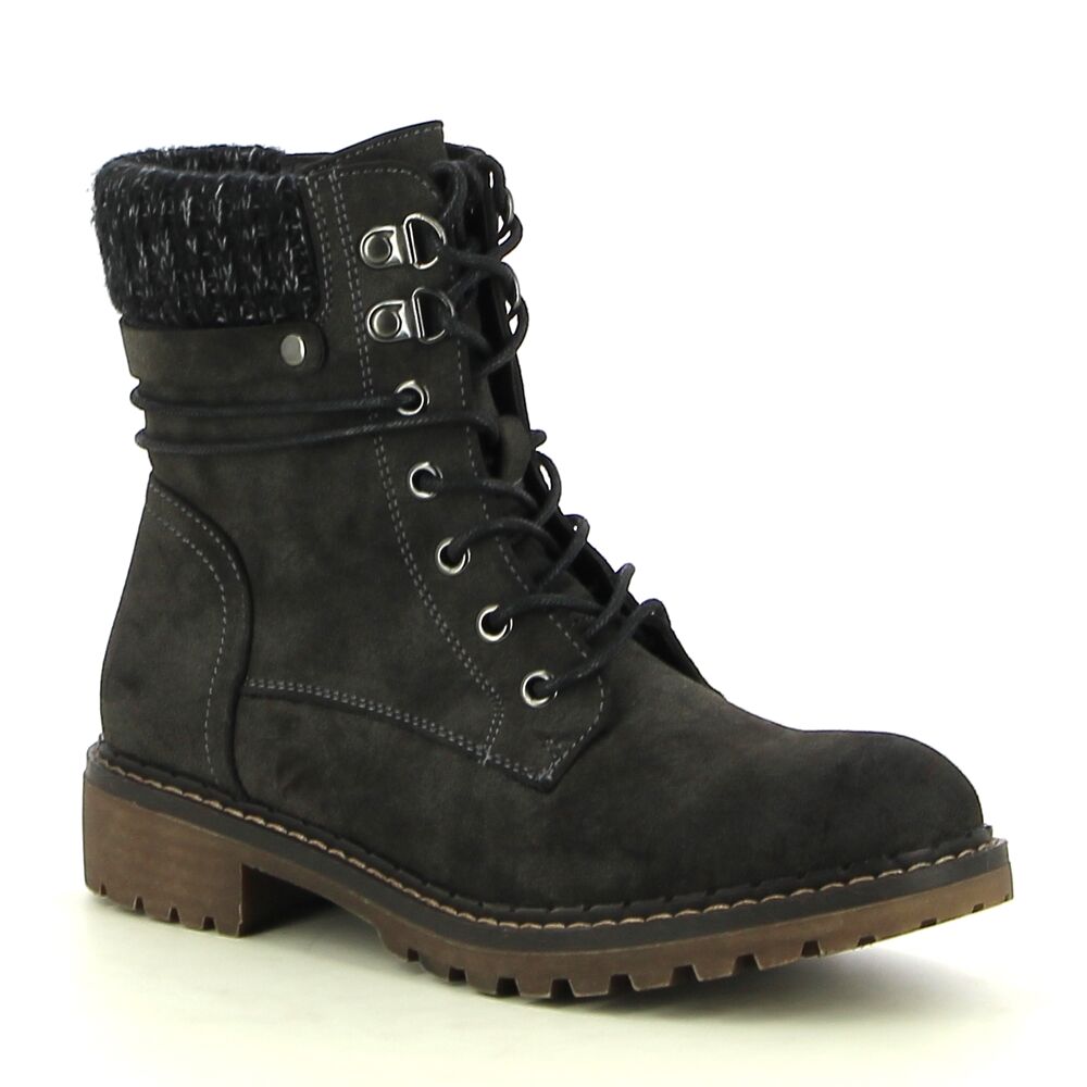 Ken Shoe Fashion - Donkergrijs - Boots 