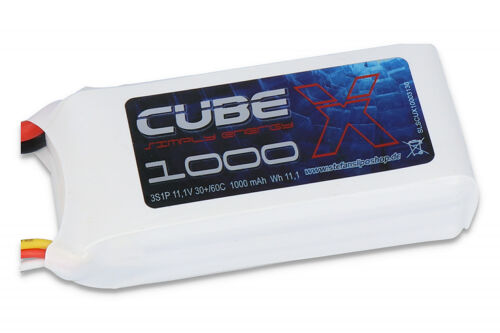 SLS X-Cube 1000mAh 3S1P 11,1V 30C/60C Lipo Battery