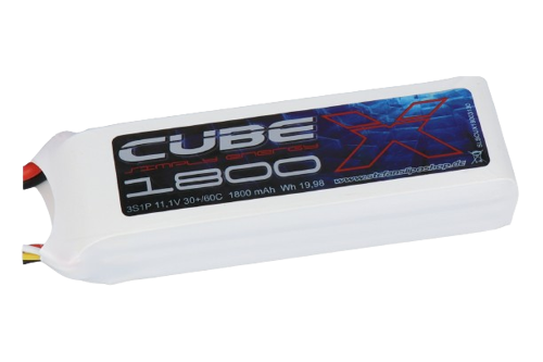 SLS X-Cube 1800mAh 3S1P 11,1V 30C/60C Lipo Battery