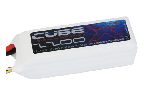 SLS X-Cube 2200mAh 4S1P 14,8V 30C/60C Lipo Battery