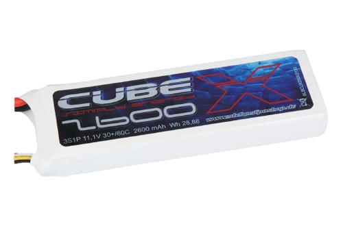 SLS X-Cube 2600mAh 3S1P 11,1V 30C/60C Lipo Battery