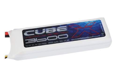 SLS X-Cube 3600mAh 3S1P 11,1V 30C/60C Lipo Battery