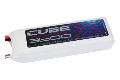 SLS X-Cube 3600mAh 4S1P 14,8V 30C/60C Lipo Battery