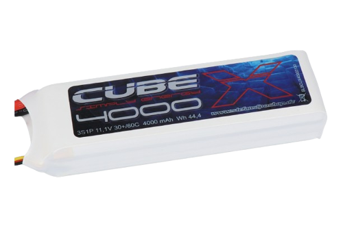 SLS X-Cube 4000mAh 3S1P 11,1V 30C/60C Lipo Battery