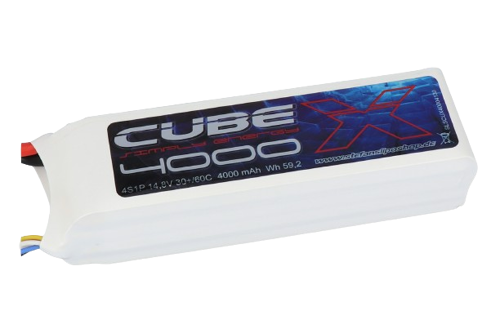 SLS X-Cube 4000mAh 4S1P 14,8V 30C/60C Lipo Battery