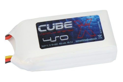 SLS X-Cube 450mAh 3S1P 11,1V 30C/60C Lipo Battery