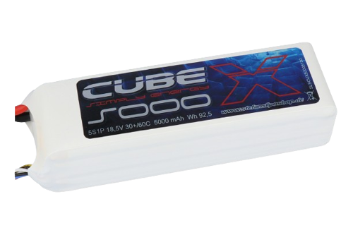 SLS X-Cube 5000mAh 5S1P 18,5V 30C/60C Lipo Battery