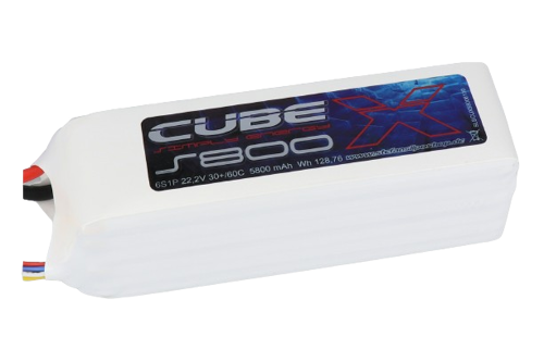 SLS X-Cube 5800mAh 6S1P 22,2V 30C/60C Lipo Battery