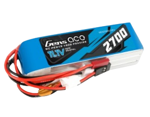 Gens Ace 2700mAh 3S1P 11,1V Lipo Battery (Transmitter Pack)