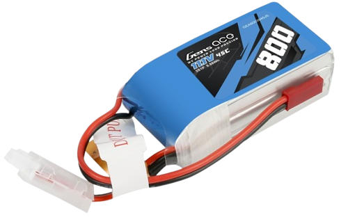 Gens Ace 800mAh 3S1P 11,1V 45C Lipo Battery