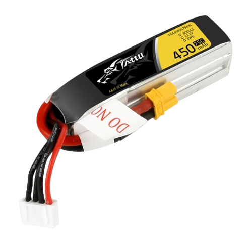 Tattu 450mAh 3S1P 11,1V 75C Lipo Battery