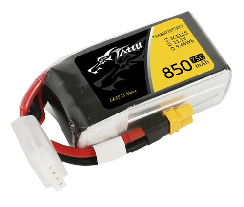 Tattu 850mAh 3S1P 11,1V 75C Lipo Battery