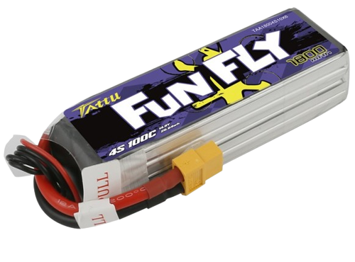 Tattu Funfly 1800mAh 4S1P 14,8V 100C Lipo Battery