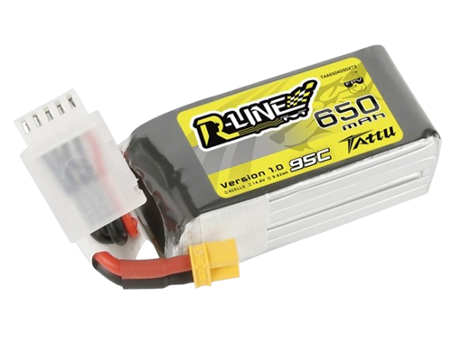 Tattu R-Line 650mAh 4S1P 14,8V 95C LiPo Batterie