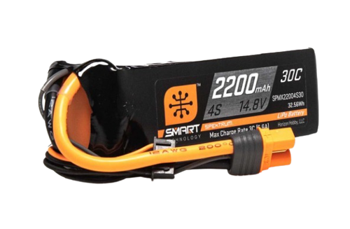 Spektrum 2200mAh 4S1P 14,8V 30C Lipo Battery Smart