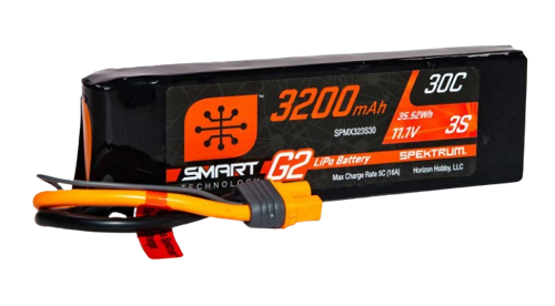 Spektrum 3200mAh 3S1P 11,1V 30C Lipo Battery Smart G2