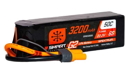 Spektrum 3200mAh 6S1P 22,2V 50C Batterie LiPo Smart G2