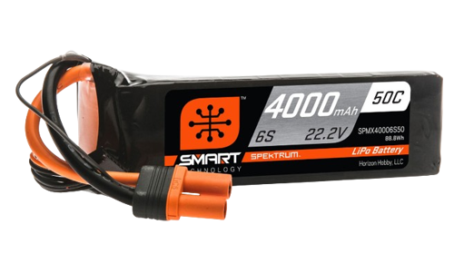Spektrum 4000mAh 6S1P 22,2V 50C Batterie LiPo Smart