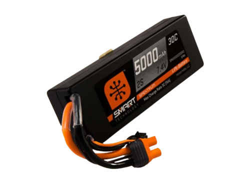 Spektrum 5000mAh 2S1P 7,4V 30C Batterie LiPo Smart Hardcase