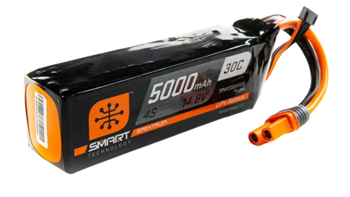 Spektrum 5000mAh 4S1P 14,8V 30C Lipo Battery Smart