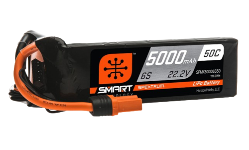 Spektrum 5000mAh 6S1P 22,2V 50C Lipo Battery Smart