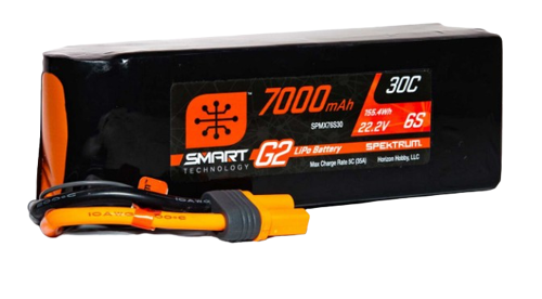 Spektrum 7000mAh 6S1P 22,2V 30C Lipo Battery Smart G2