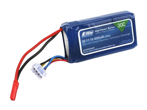 E-Flite 450mAh 3S1P 11,1V 30C Lipo Battery