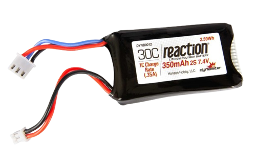 Dynamite 350mAh 2S1P 7,4V Lipo Battery SCX24 PH 2.0