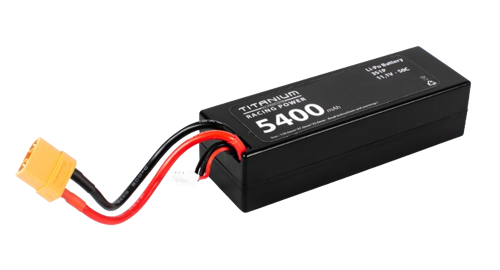 Titanium 5400mAh 3S1P 11,1V 50C Lipo Battery Hardcase XT-90