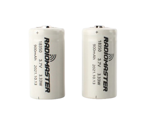 Radiomaster 900mAh LiIon 3,7V for Zorro 18350 (1 pair) 