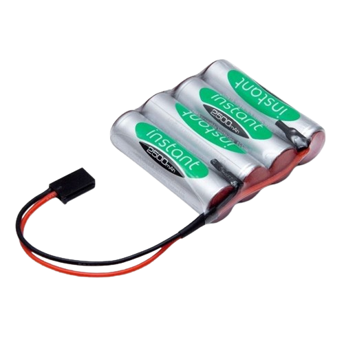 Receiver battery NiMH 4,8V 2500mAh Flat