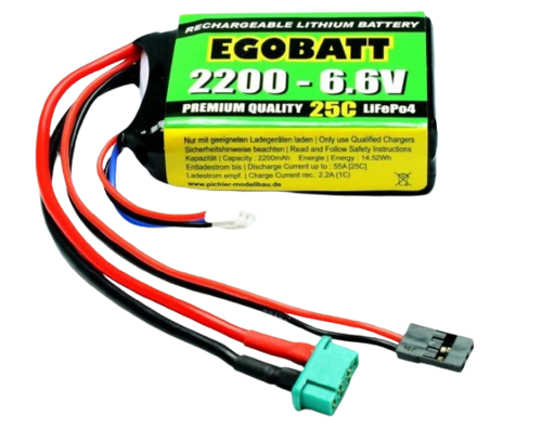 Pichler/Egobatt 2200mAh 2S 6,6V 25C Life Battery