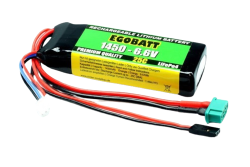 Pichler/Egobatt 1450mAh 2S 6,6V 25C Life Battery