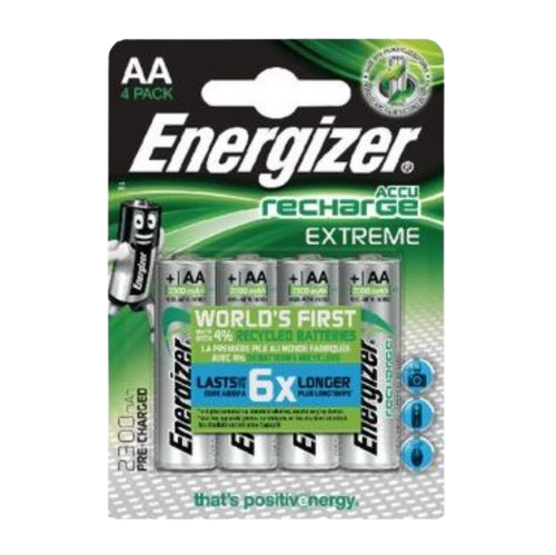 Energizer 2300mAh NiMH AA Blister (4pcs)