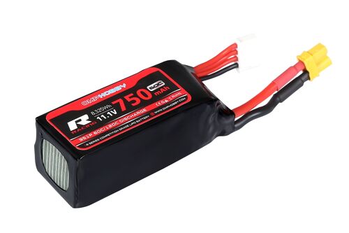 OMP Hobby M2 Lipo Battery 11.1V 3S 750mAh 45C