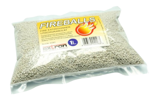 FIREBALLS Fire Extinguishing Pearls for Lithium Batteries (1L)