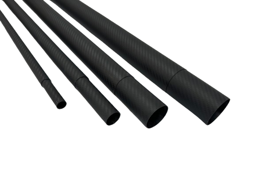 Carbon tube 49x47x1000mm with sleeve (49/50mm)