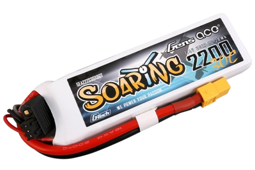 Gens Ace Soaring G-Tech 2200mAh 2S1P 7,4V 30C Lipo Battery