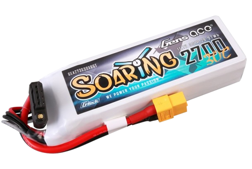 Gens Ace Soaring G-Tech 2700mAh 3S1P 11,1V 30C Lipo Battery