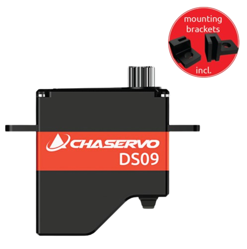 Chaservo DS09 HV Servo  (6.5kg , 0.10s, @ 8.4V)