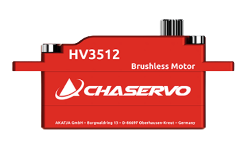 Chaservo HV3512 HV Low Profile Servo - Vertical Mount (35kg , 0.11s @ 8.4V)