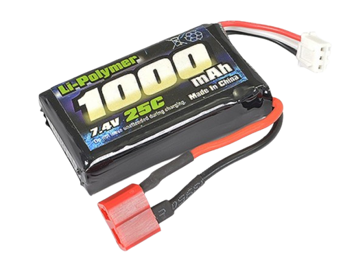 FTX Tracer Li-Po Battery Soft Pack 7.4V,1000mah 25C (T-Plug)