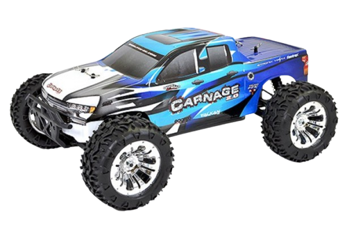 FTX - Carnage 2.0 1/10 Brushed Truck 4WD RTR - Blue