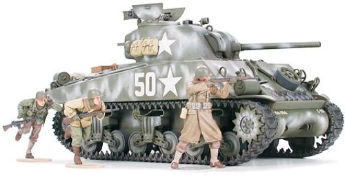 Tamiya 1/35 scale US Medium Tank M4A3 Sherman 75mm Gun Late Production (Frontline Breakthrough)