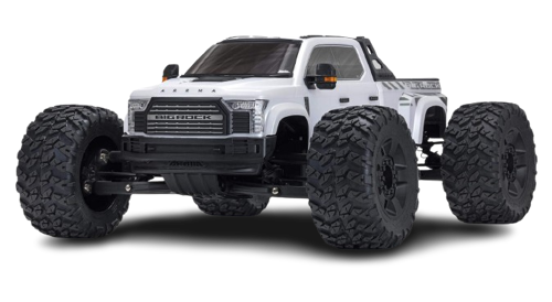 Arrma - 1/7 BIG ROCK 6S 4X4 BLX Monster Truck RTR, White