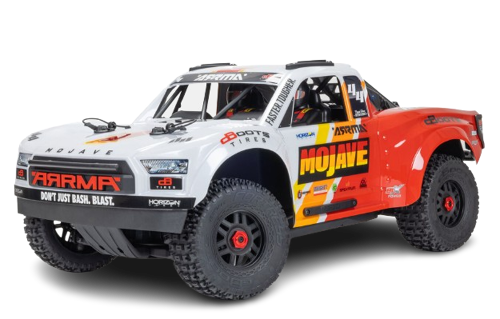 Arrma - 1/8 MOJAVE 4X4 4S BLX Desert Truck RTR, White